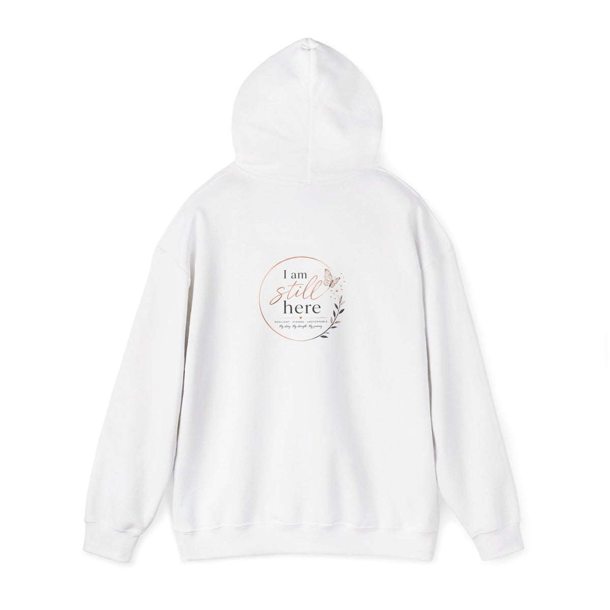 I Am Still Here hoodie - side view