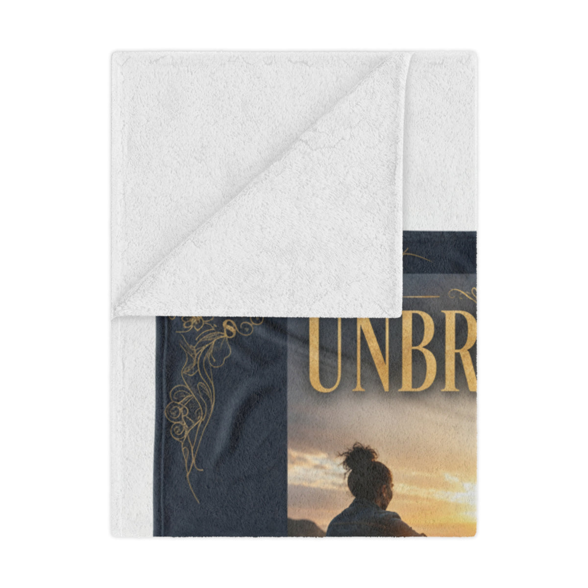 Unbroken Minky Blanket – Inspirational 'I'm Still Here' Comfort Throw