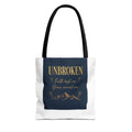 Unbroken Faith Tote Bag — Inspirational Christian Scripture Tote