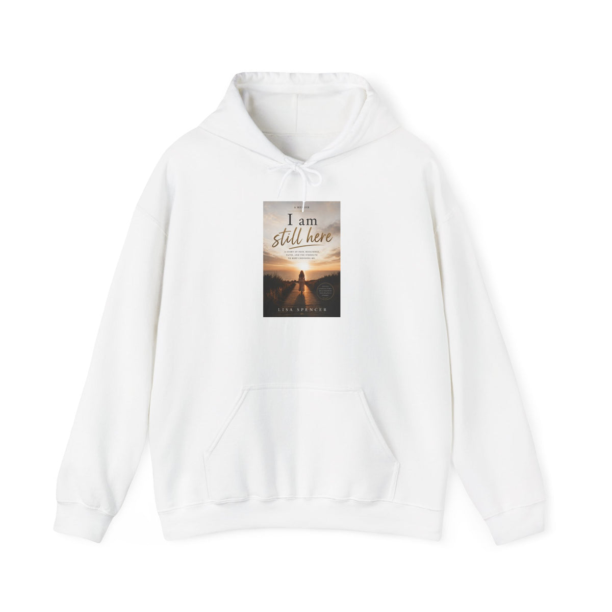  Am Still Here memoir cover art hoodie 