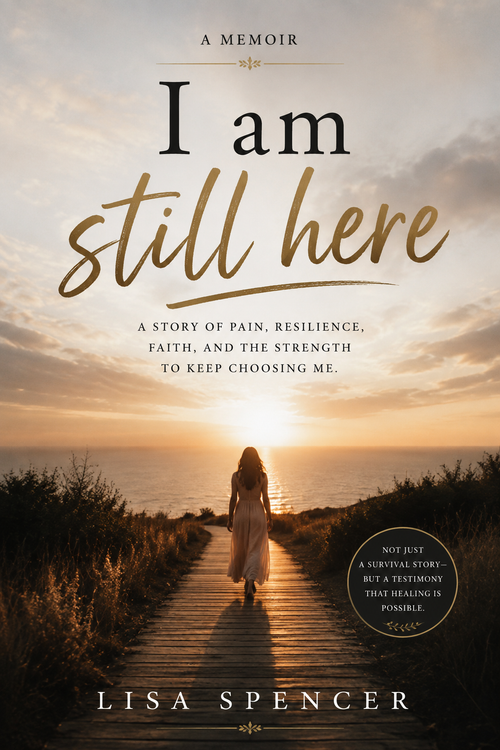 I Am Still Here memoir book cover by Lisa Spencer