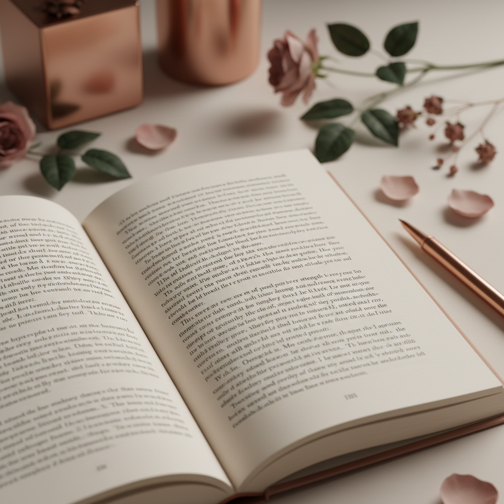 Interior page of I Am Still Here memoir by Lisa Spencer